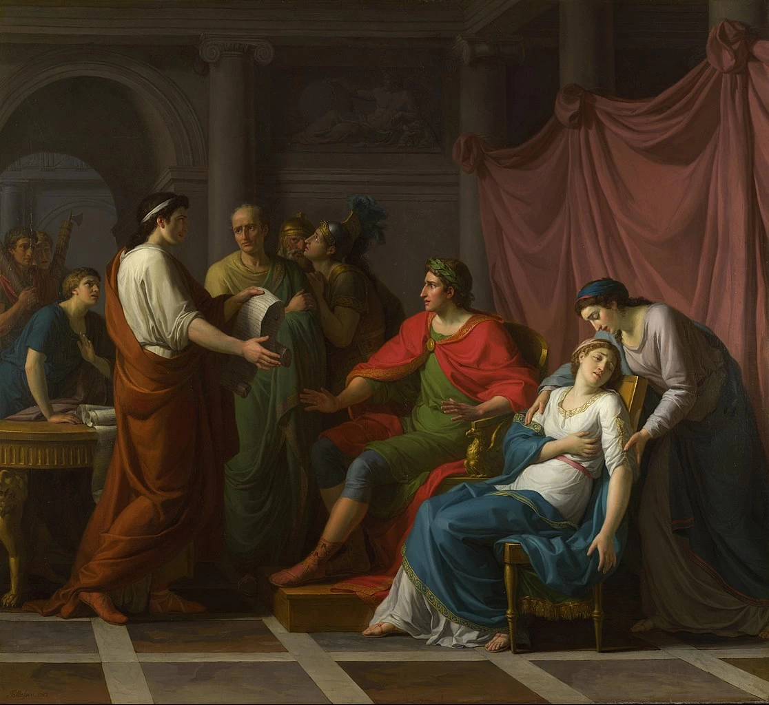 Virgilio legge l'Eneide ad Augusto e Ottavia - National Gallery, Londra